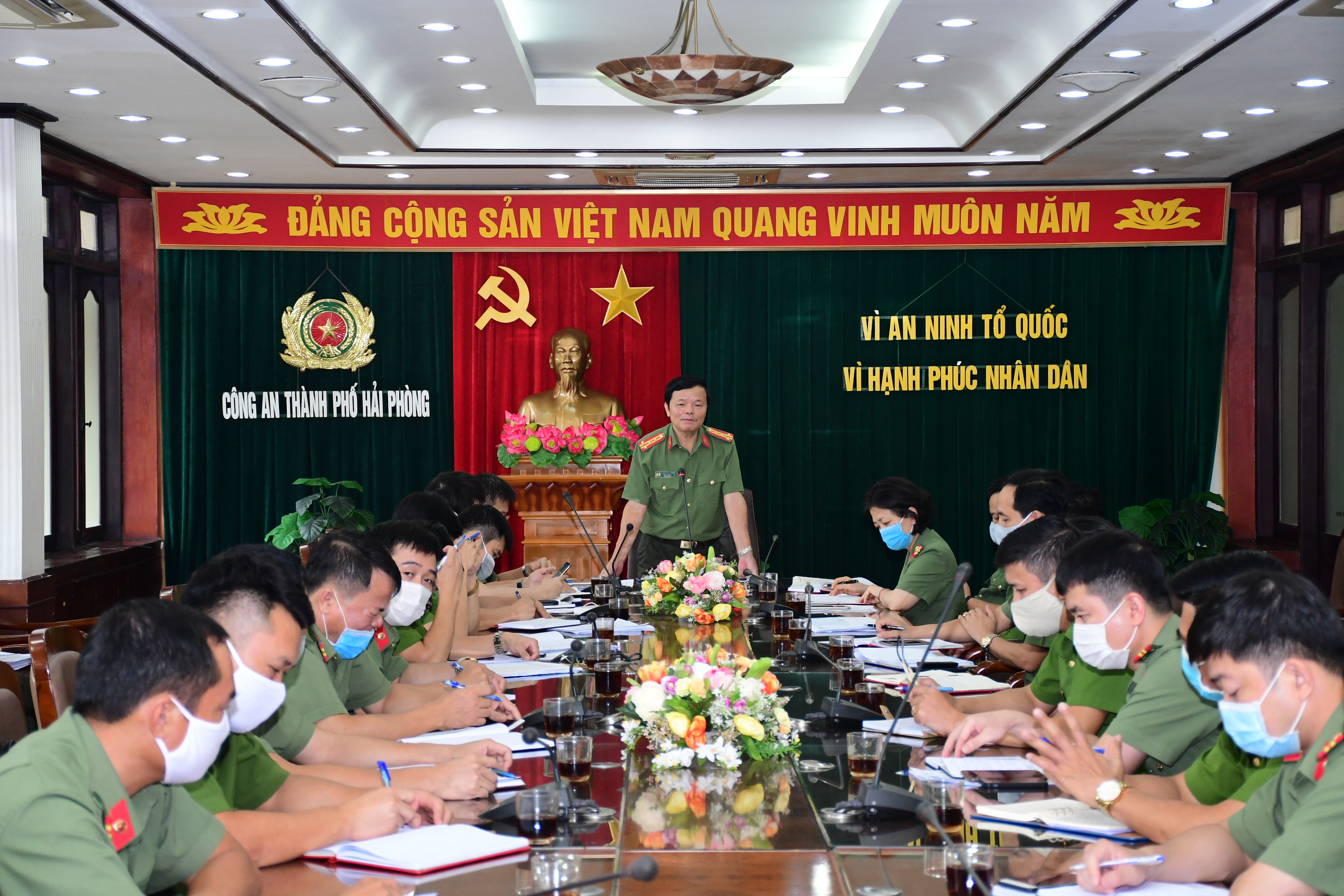 Ban Chỉ đạo phòng chống dịch bệnh Covid-19 Công an thành phố: Sẵn sàng lực lượng, phương tiện